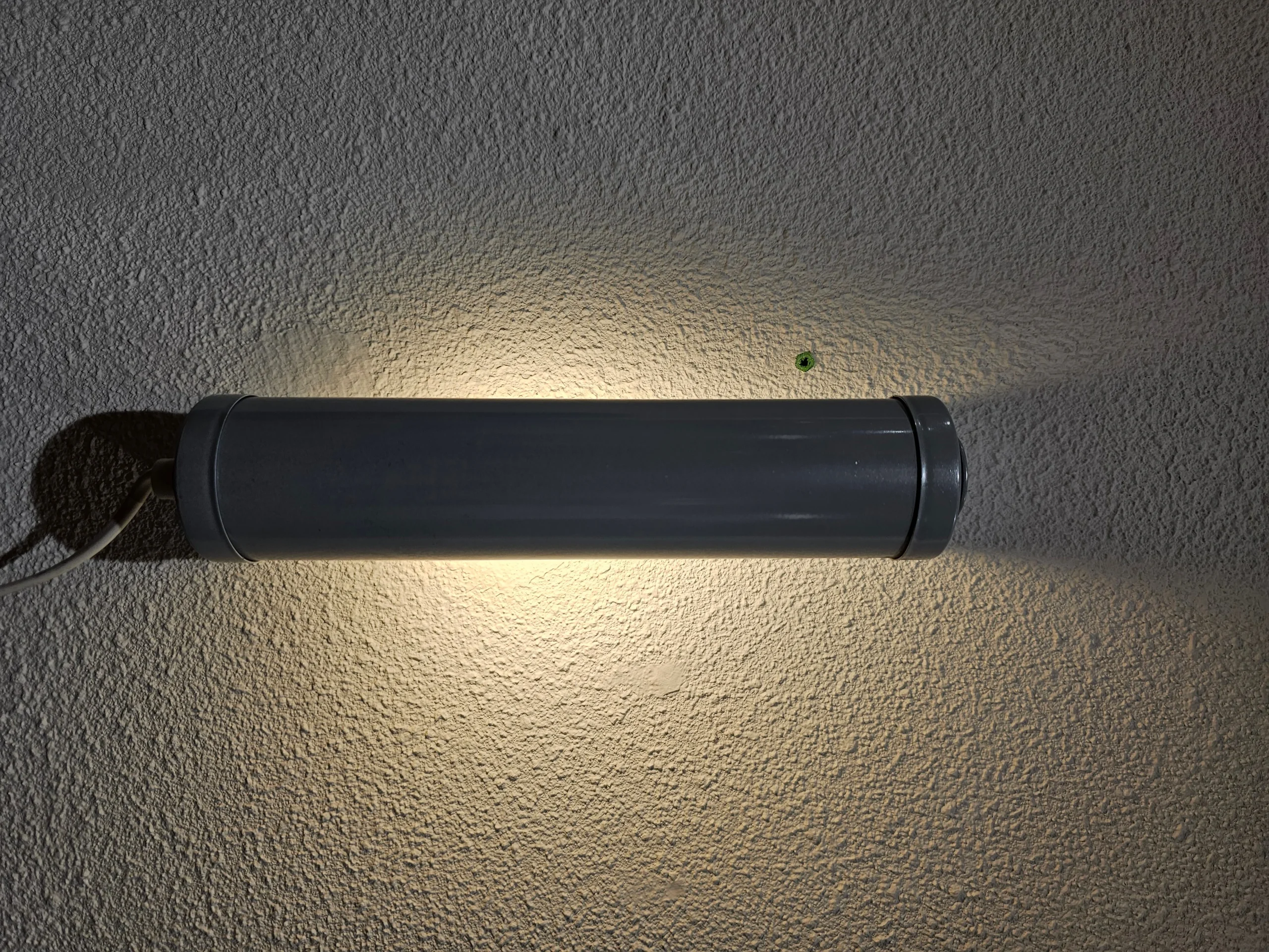 Vintage grijze metalen wandlamp verstelbare kap - Afbeelding 5