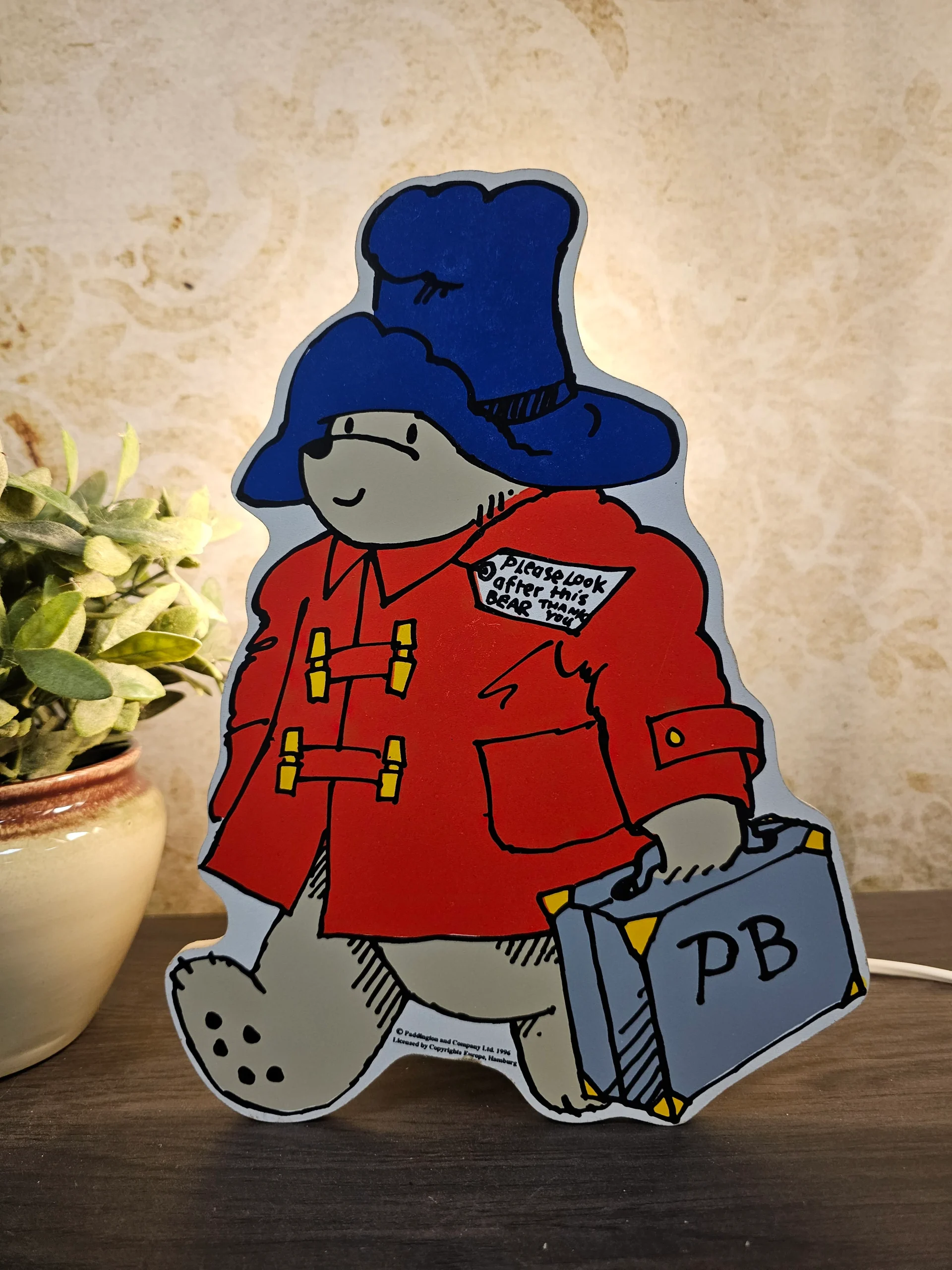 Paddington bear wandlamp - Afbeelding 4